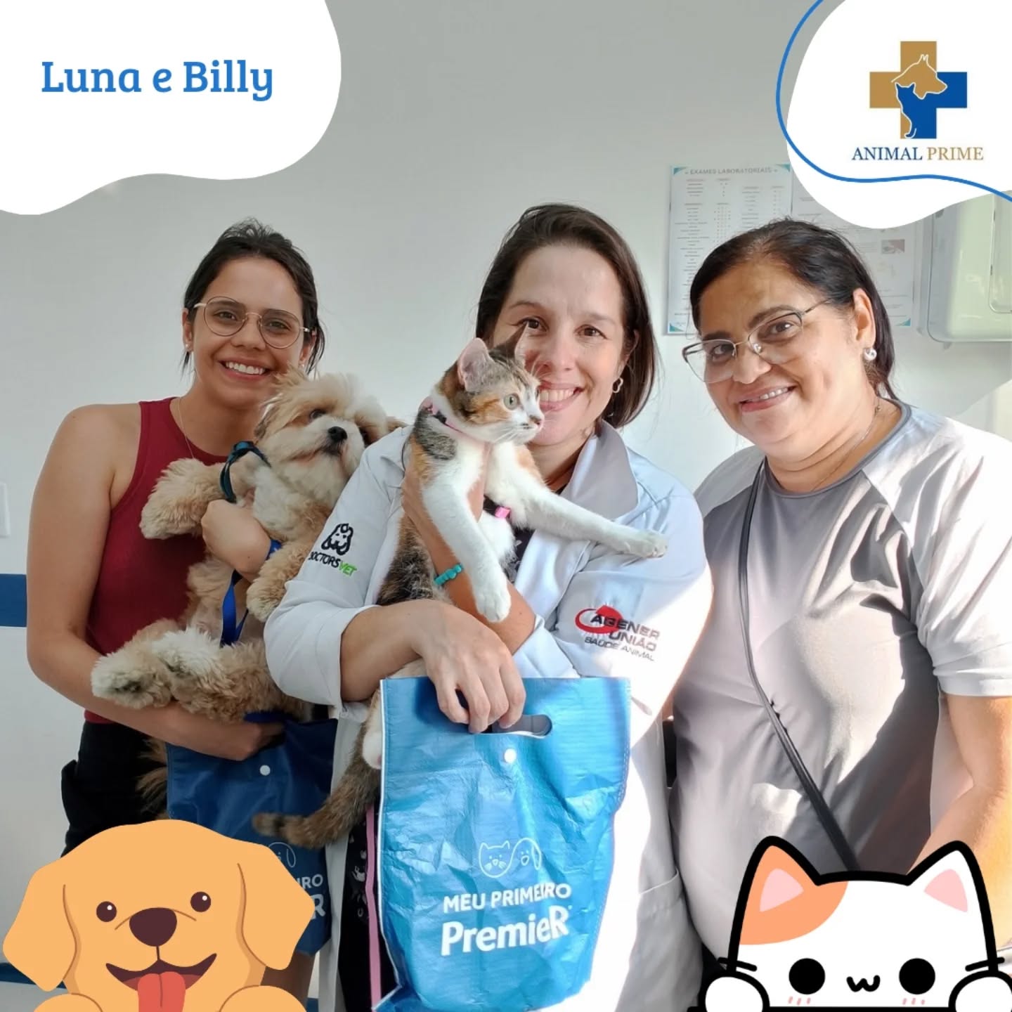 Paciente Luna e Billy